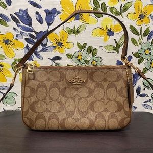 Coach New York Signature Coated Canvas Crossbody Bag